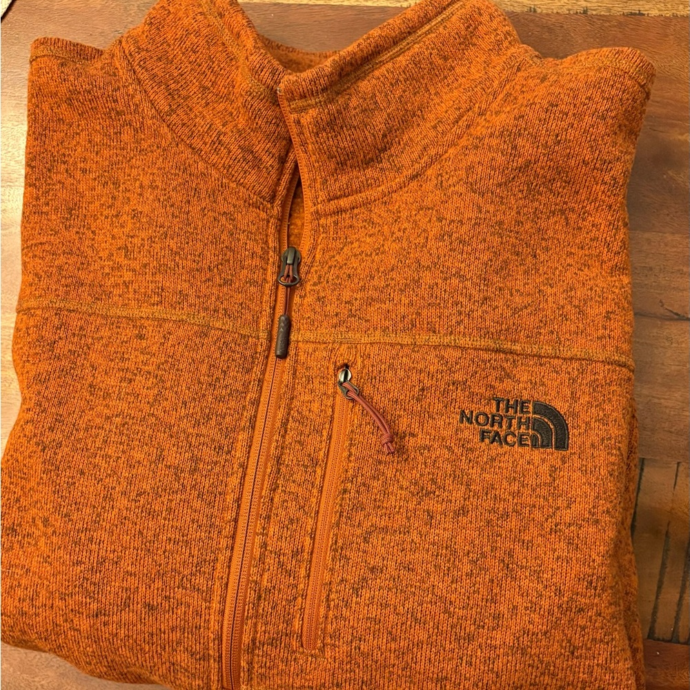 The North Face Orange Fleece Jacket